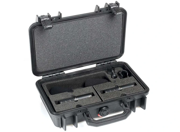DPA 2011C Stereo Pair - 2 x 2011C Clips, Windscreens in Peli Case 
